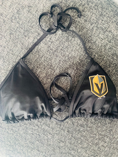 Vegas Golden Knights Triangle Bikini Top