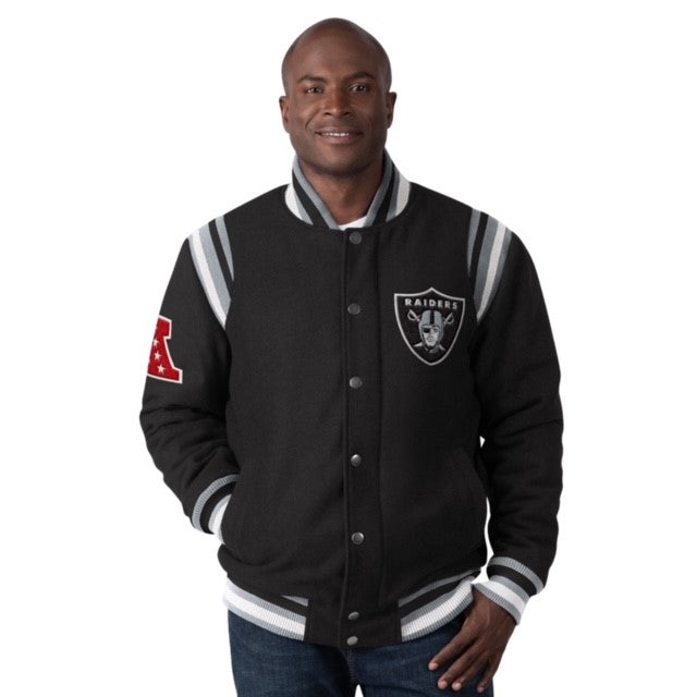Men's FNL Las Vegas Raiders Varsity Twill Jacket – DSTNY LA