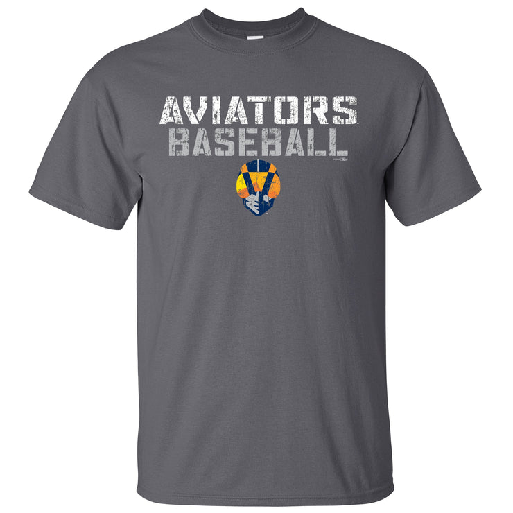 Men’s Aviator’s T-shirt-Gray
