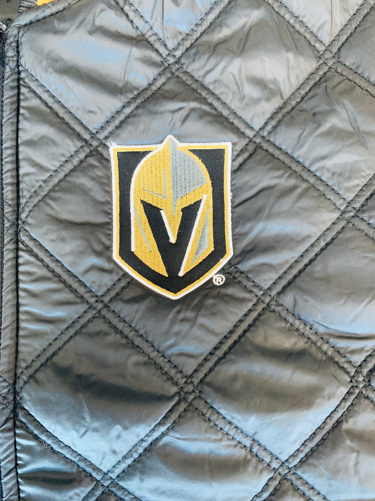 Vegas Golden Knight Quilted Bomber Jacket